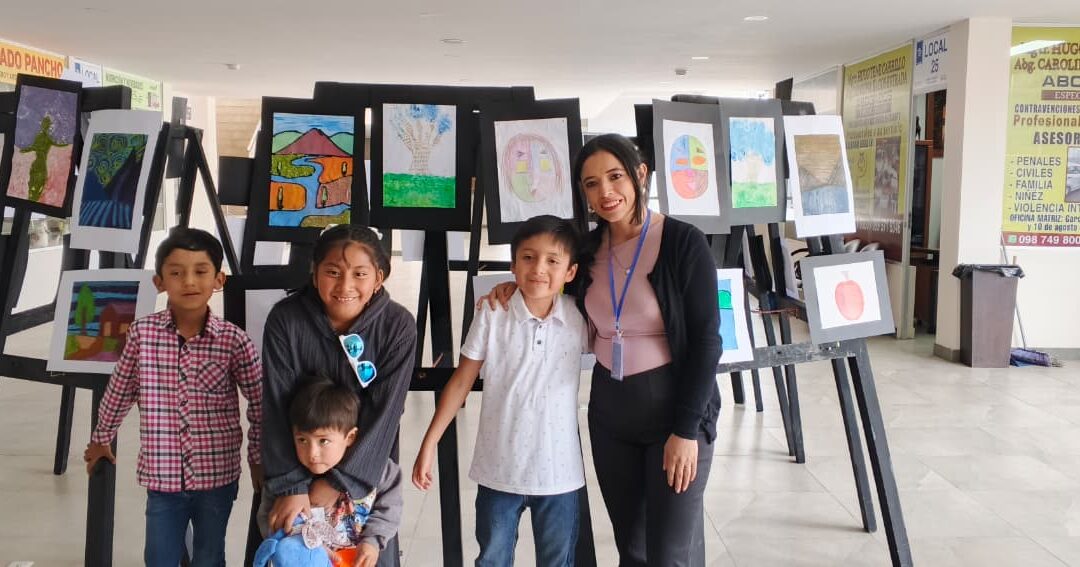 La Casa de la Cultura de Chimborazo fortalece el arte infantil en Guano y Chambo con talleres gratuitos de pintura